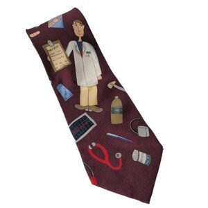Save The Children Silk Novelty Necktie Doctor By Cassandra